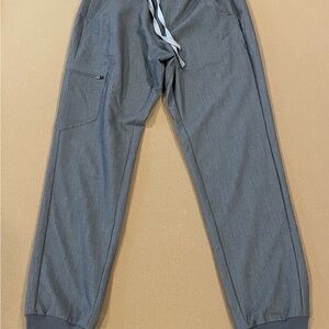 Figs Gray Jogger Scrub Pants Small